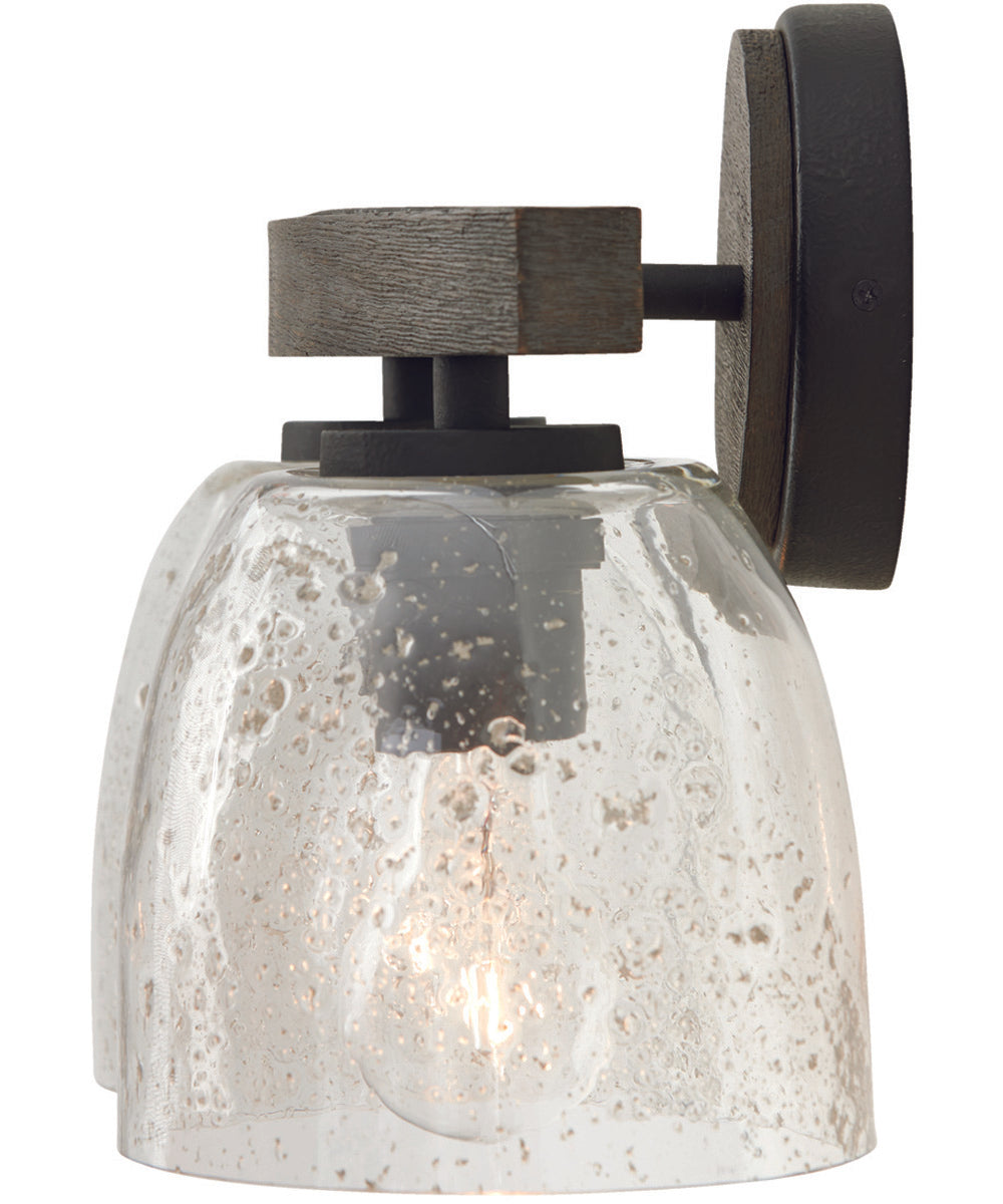 Clive 2-Light Vanity Carbon Grey and Black Iron