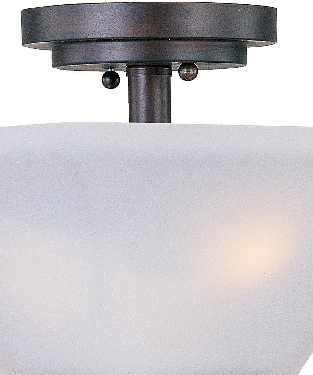 Maxim Aurora 2-Light Semi-Flush Mount Oil Rubbed Bronze 20091FTOI