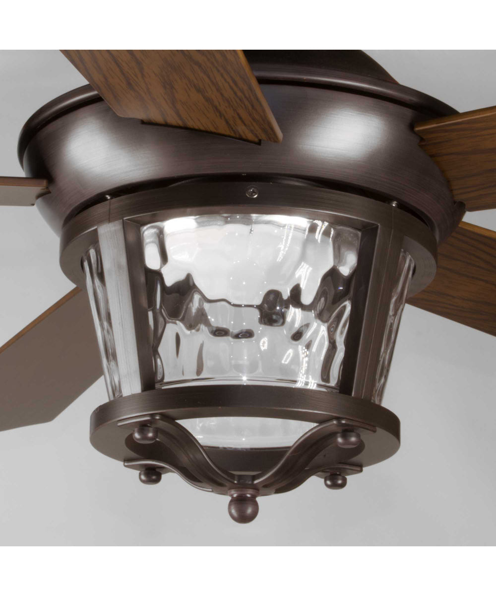 Smyrna Indoor/Outdoor 52" 5-Blade Ceiling Fan Antique Bronze
