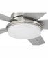 54" Drew 1-Light Ceiling Fan Brushed Polished Nickel