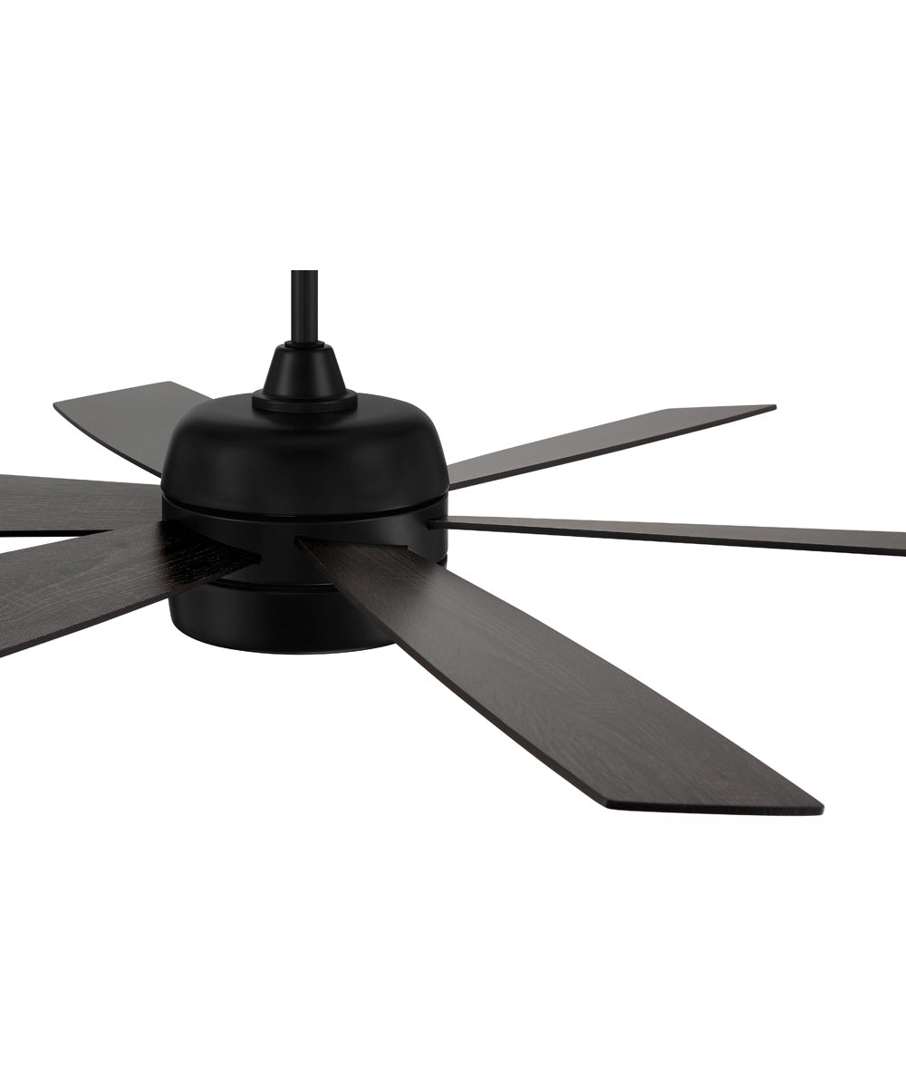 52" Trevor 1-Light Ceiling Fan Flat Black