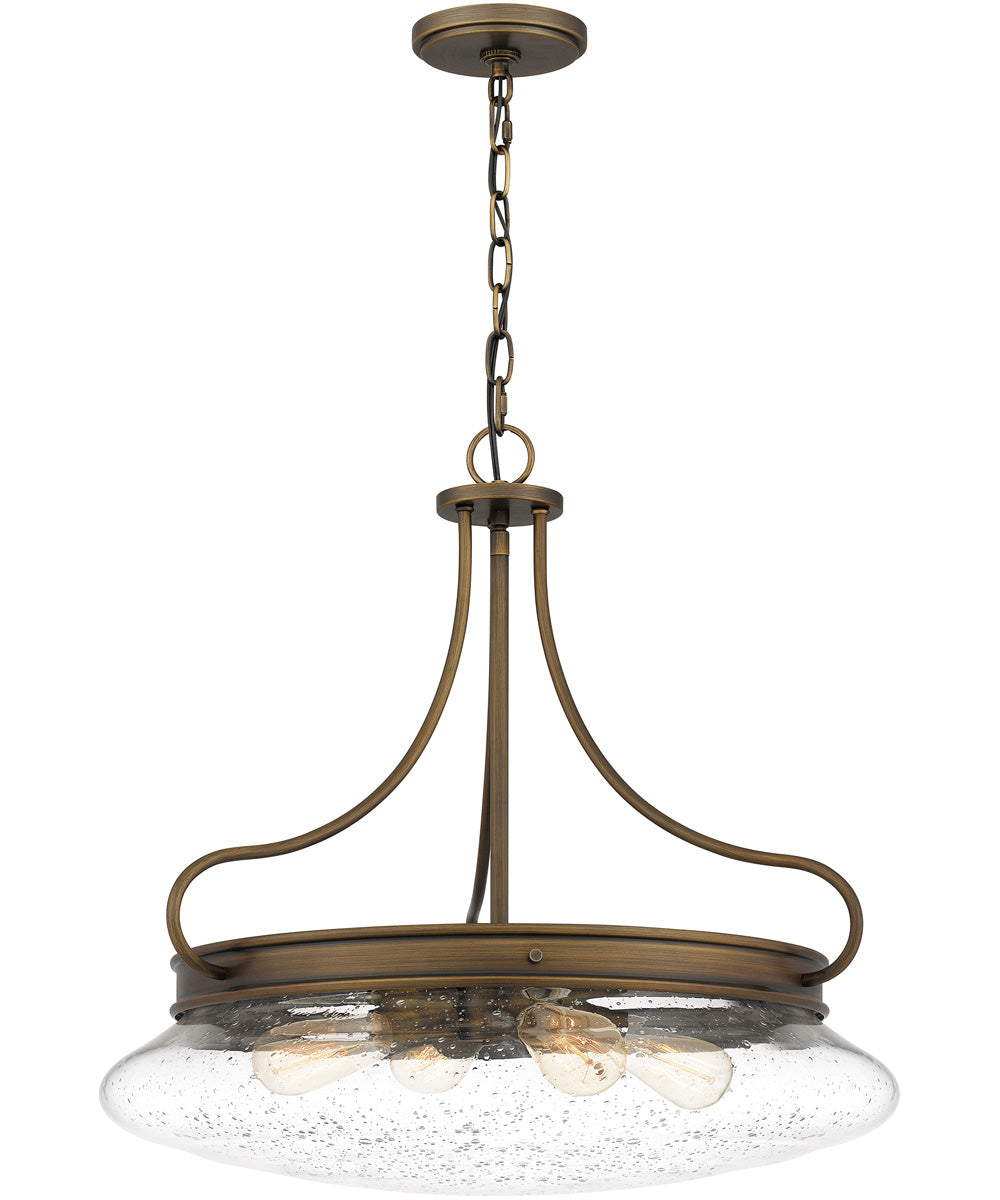 Tucker 4-light Pendant French Bronze