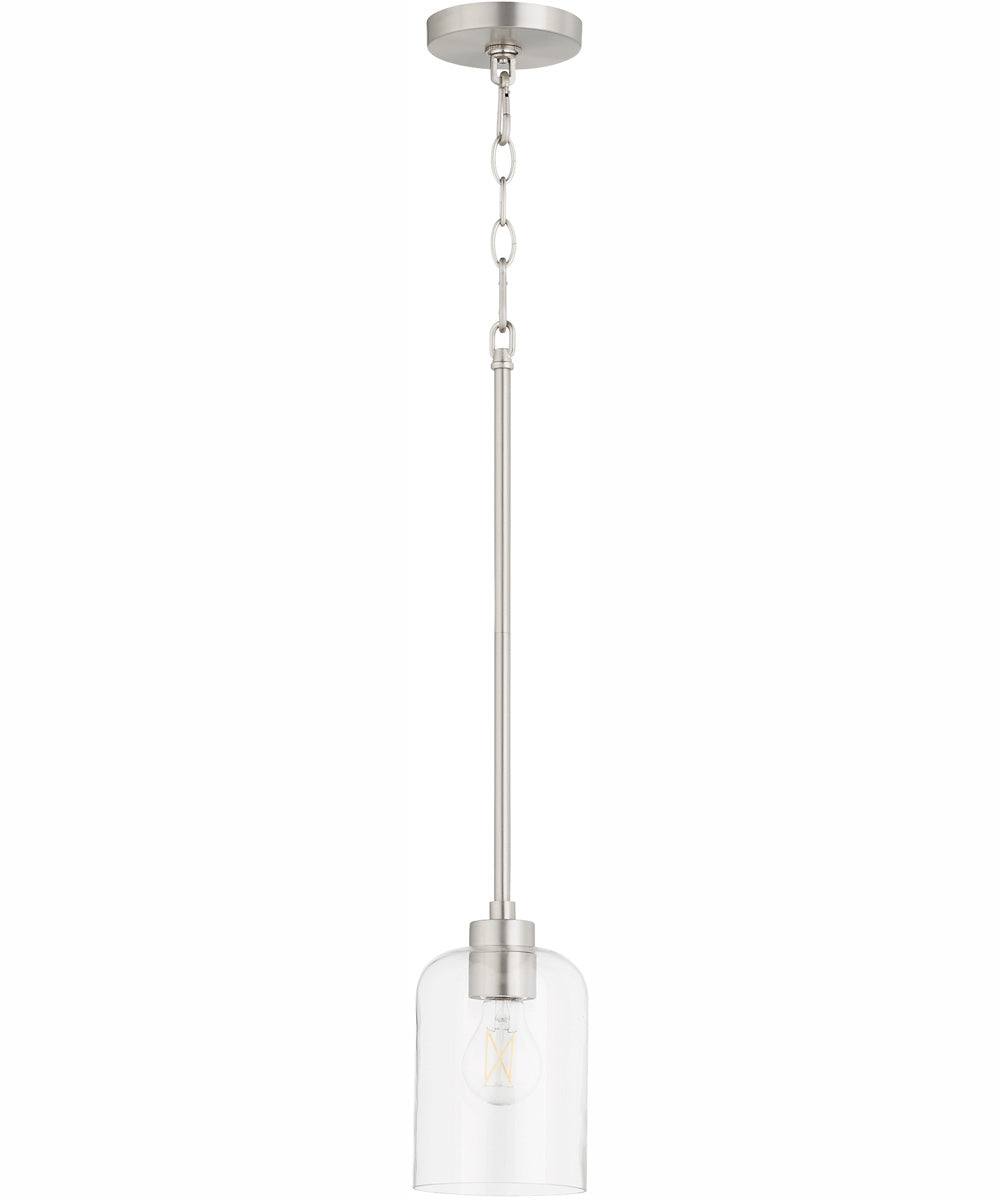 Tribute 1-light Pendant Satin Nickel