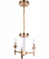 Tarryn 3-Light Convertible Semi Flush Satin Brass