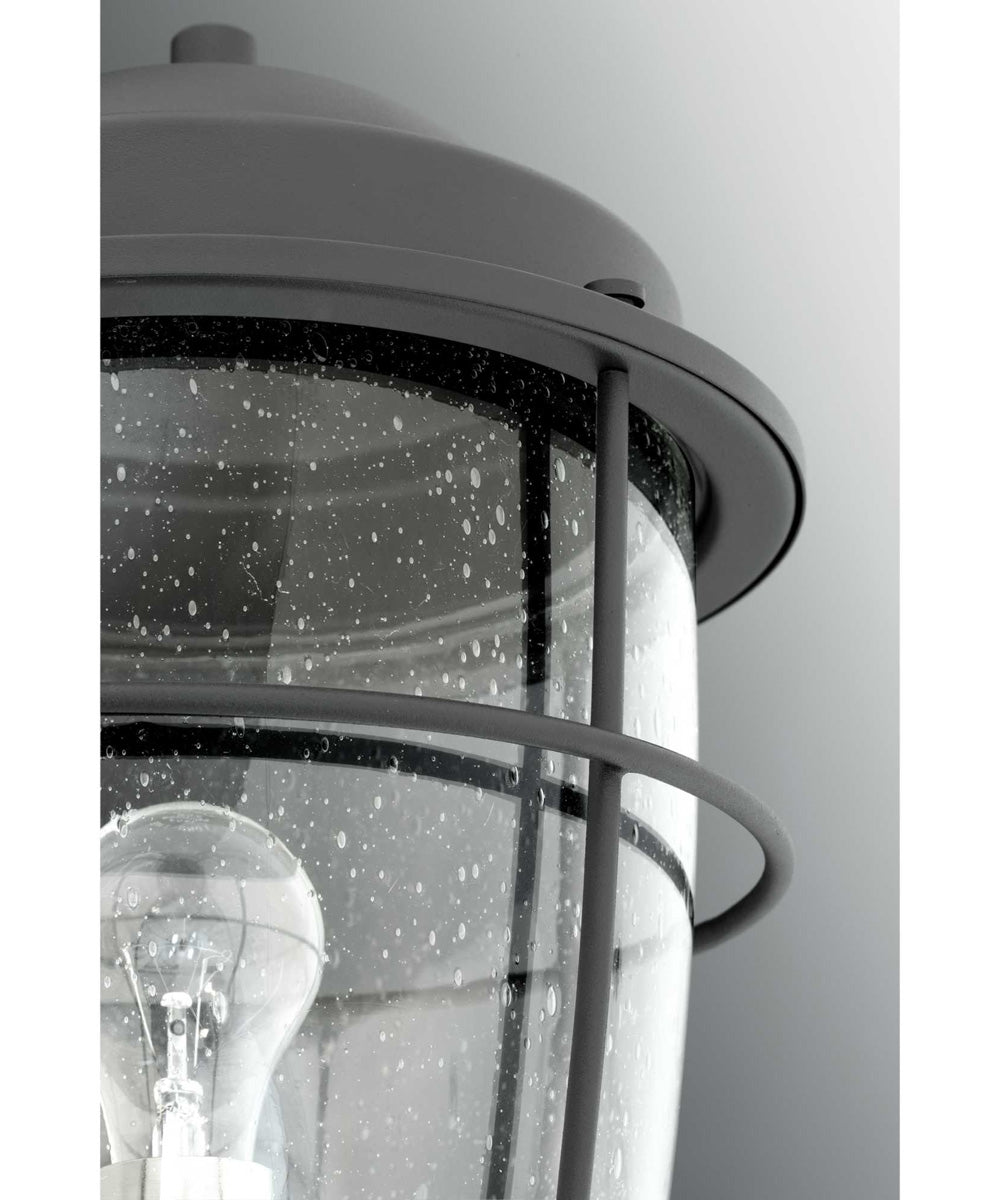 Holcombe Medium Wall Lantern Textured Black