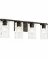 Steinway 4-light Bath Vanity Light Matte Black