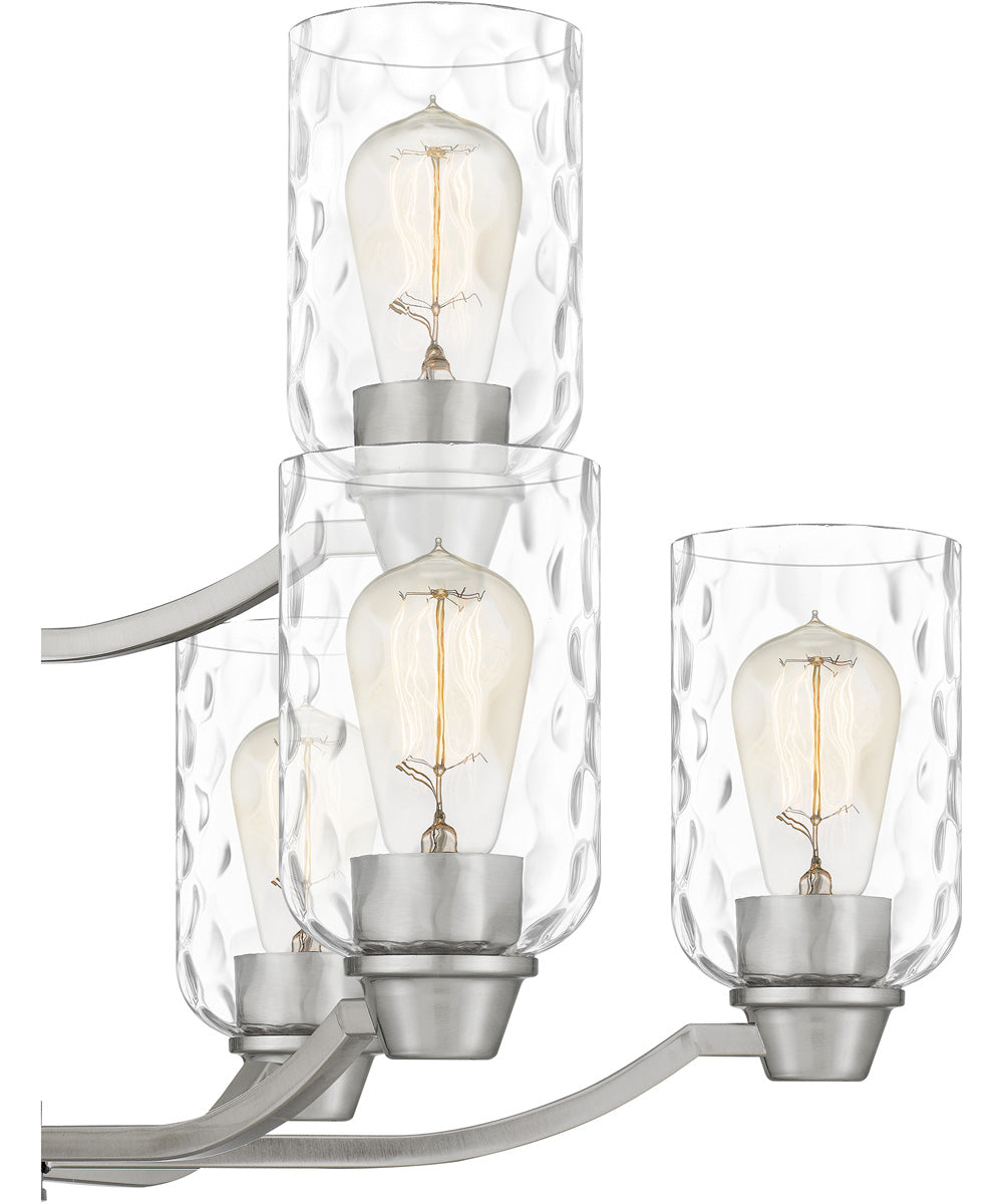 Acacia 9-light Chandelier Brushed Nickel