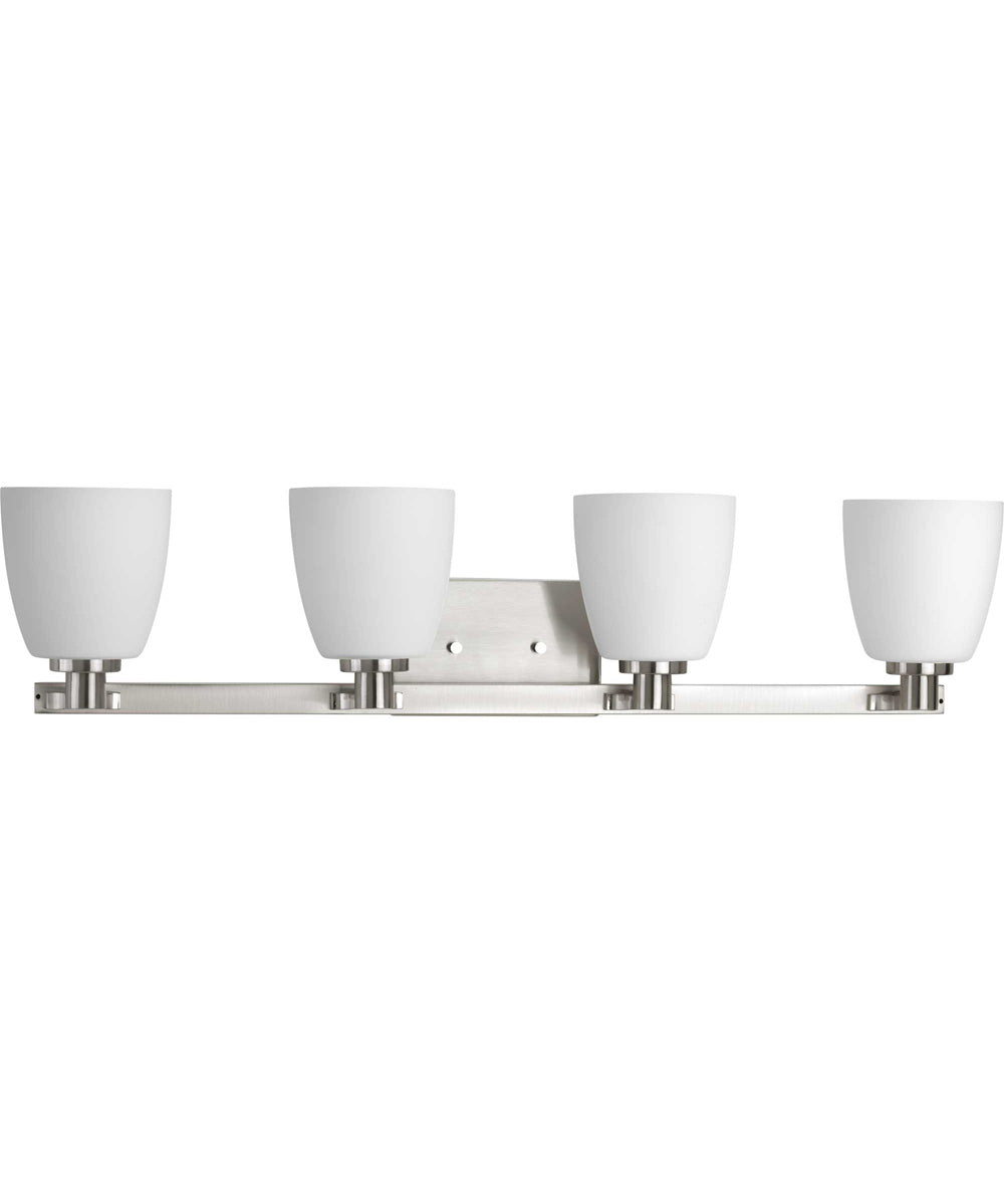 Fleet 4-Light Bath & Vanity Brushed Nickel