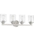 Bolden 4-Light Bath Vanity Light Brushed Polished Nickel