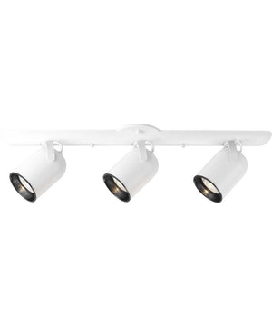 3-Light Multi Directional Roundback Wall/Ceiling Fixture White