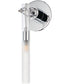 Pipette 1-Light Wall Sconce Polished Chrome