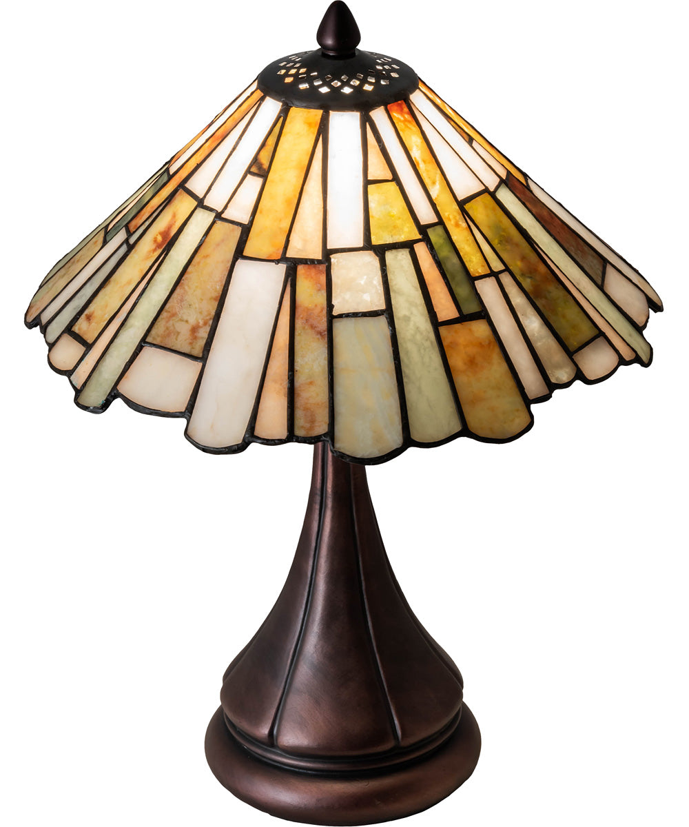 17"H DeLighta Jadestone Accent Lamp