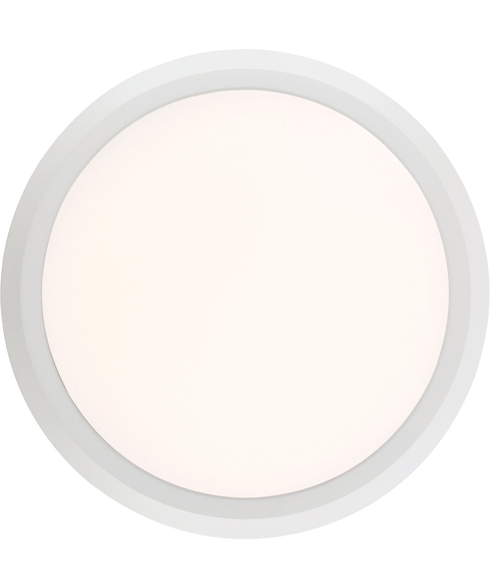 Verge  Flush Mount White Lustre