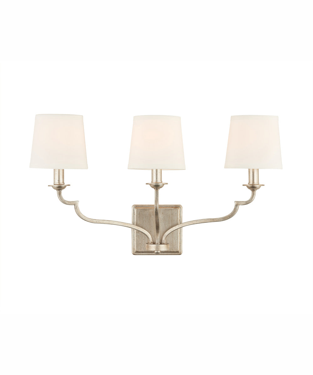 Ophelia 3-Light Vanity Winter Gold