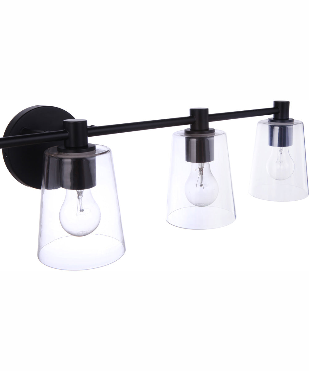 Emilio 5-Light Vanity Flat Black