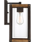 Marion Square Medium 1-light Outdoor Wall Light Rustic Black