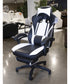 Lynxtyn Home Office Swivel Desk Chair White/Black