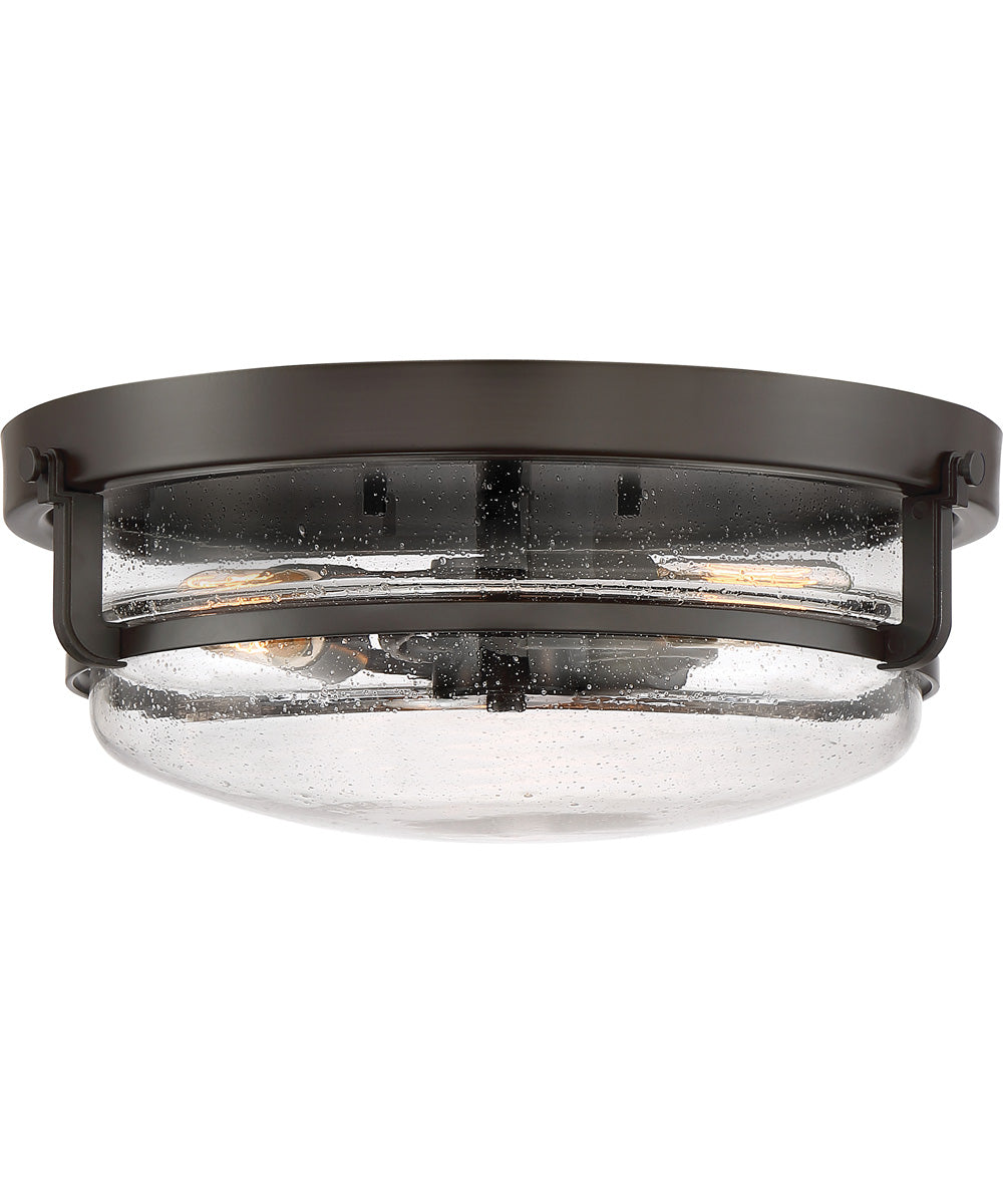 Outpost 3-light Flush Mount Palladian Bronze