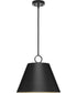 Parkhurst 3-Light New Traditional Metal Pendant Light Matte Black