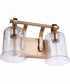 Romero 2-Light Vanity Satin Brass