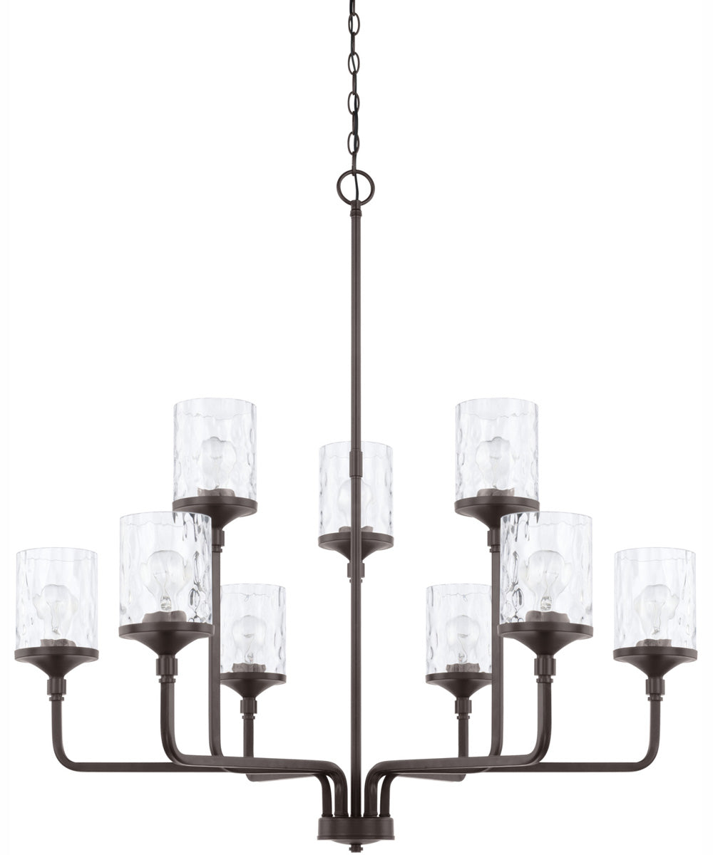 Colton 9-Light Chandelier Bronze
