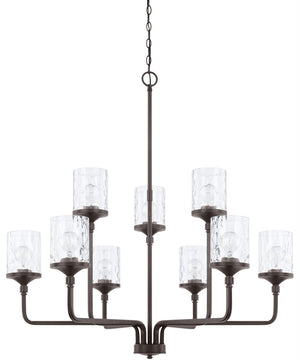 Colton 9-Light Chandelier Bronze