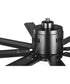Vast 72" 18W Indoor/Outdoor LED Eight- Blade Fan Black