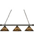 47"W NUEVO Mission 3 Light Island Pendant