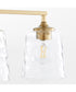 Eldorado 4-light Bath Vanity Light Aged Brass