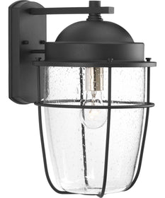 Holcombe Large Wall Lantern Textured Black