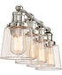 Union Extra Large 4-light Bath Light Polished Nickel
