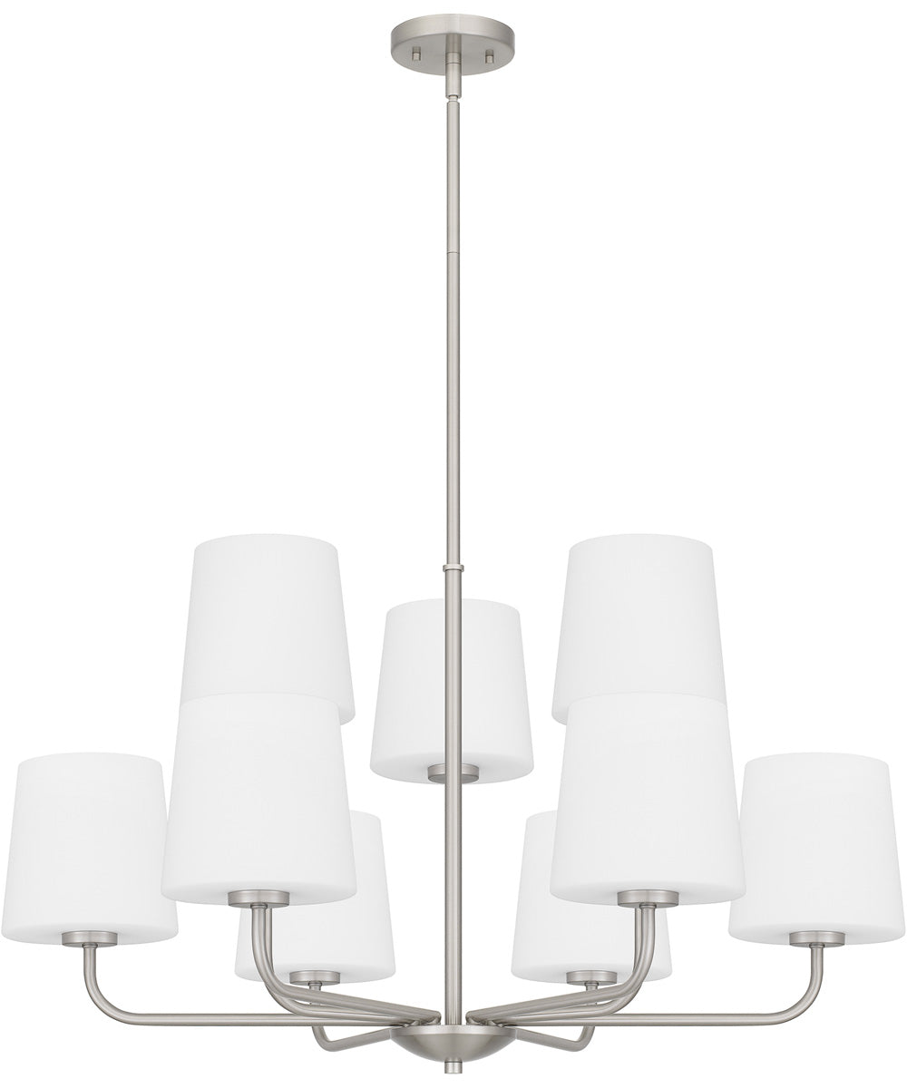 Gallagher 9-light Chandelier Brushed Nickel