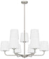 Gallagher 9-light Chandelier Brushed Nickel