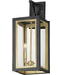 Neoclass 2-Light Outdoor Sconce Black / Gold