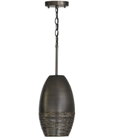 Sana 1-Light Pendant In Grey Iron
