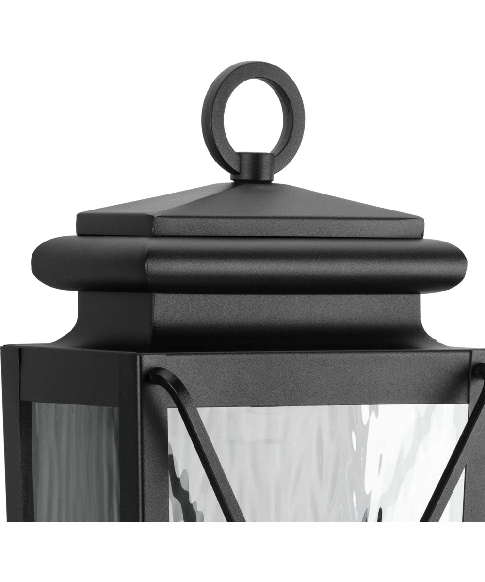 Wakeford 1-Light Transitional Outdoor Small Wall Lantern Textured Black
