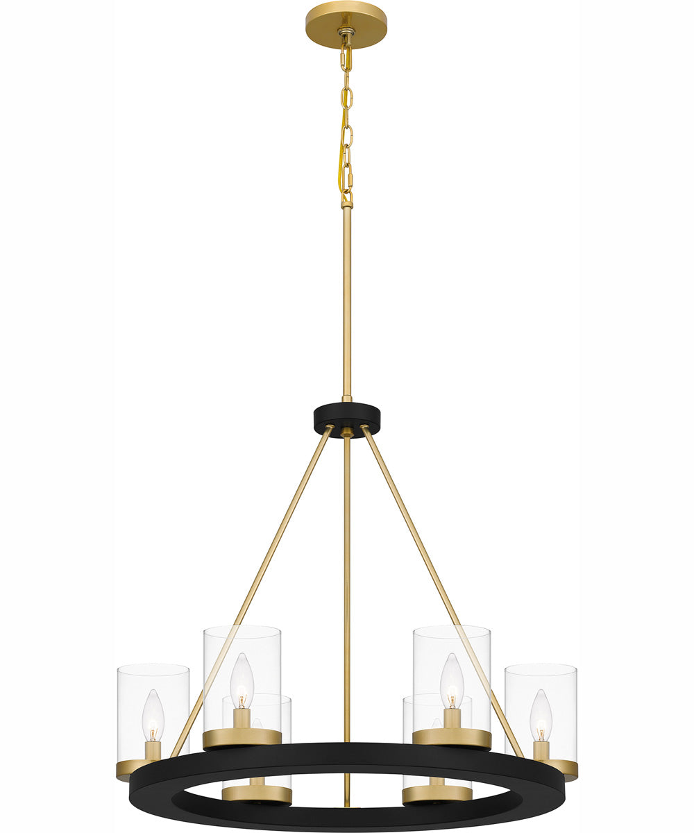 Greeley 6-light Chandelier Matte Black