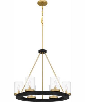 Greeley 6-light Chandelier Matte Black