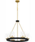 Greeley 6-light Chandelier Matte Black