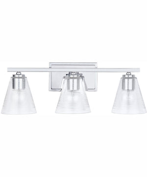 Layla 3-Light Vanity Chrome