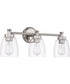 Henning 3-Light Vanity Polished Nickel