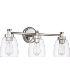 Henning 3-Light Vanity Polished Nickel