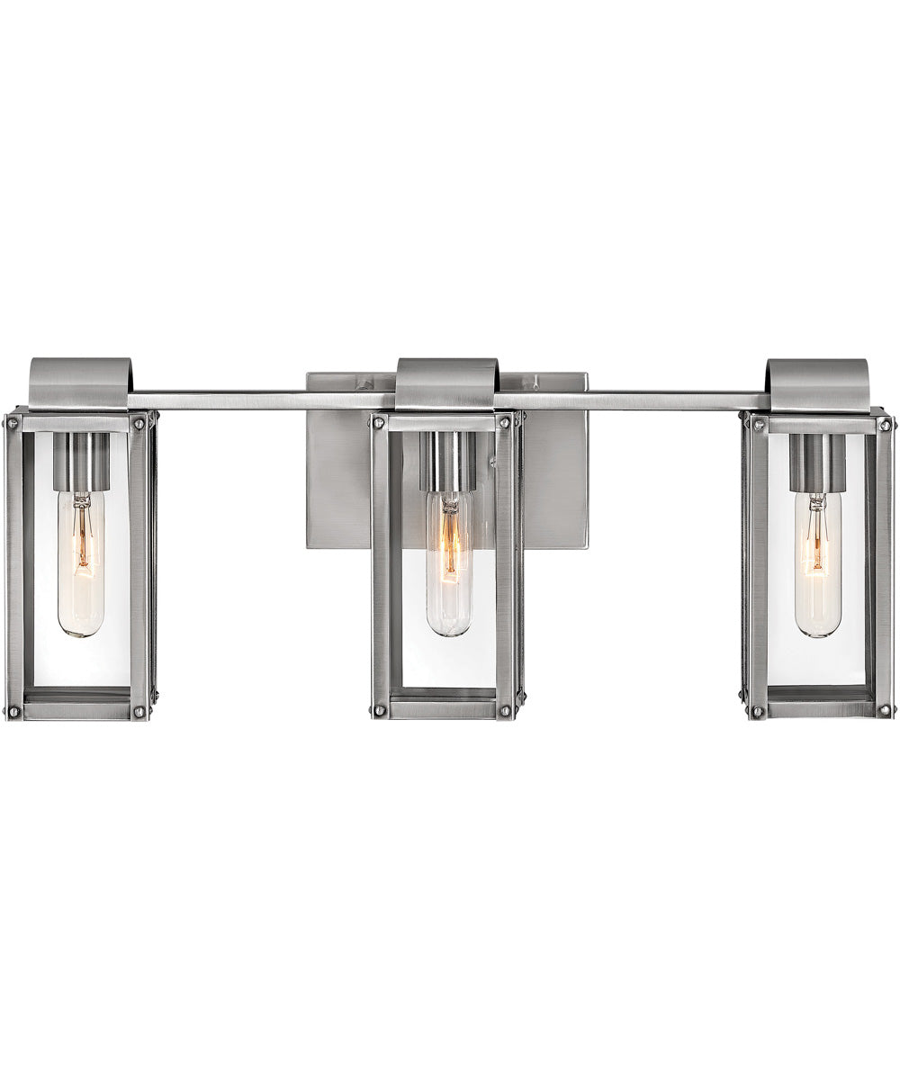 Sag Harbor 3-Light Three Light Vanity in Polished Antique Nickel