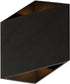 Alumilux Facet LED Outdoor Wall Sconce Black