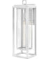 Republic Coastal Elements  1-Light Large Wall Mount Lantern in Textured White