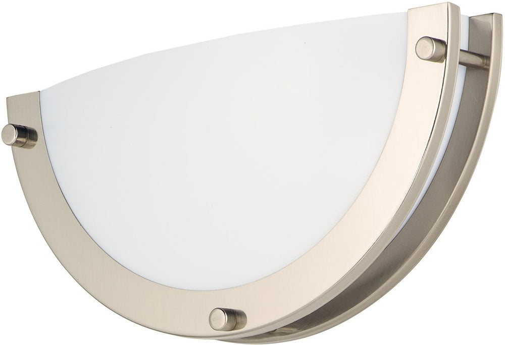 12"W Linear LED Wall Sconce Satin Nickel