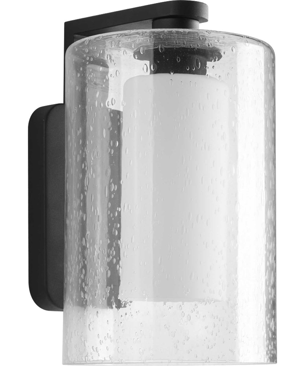 Compel Medium 1-Light Wall Lantern Textured Black