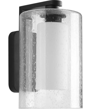 Compel Medium 1-Light Wall Lantern Textured Black