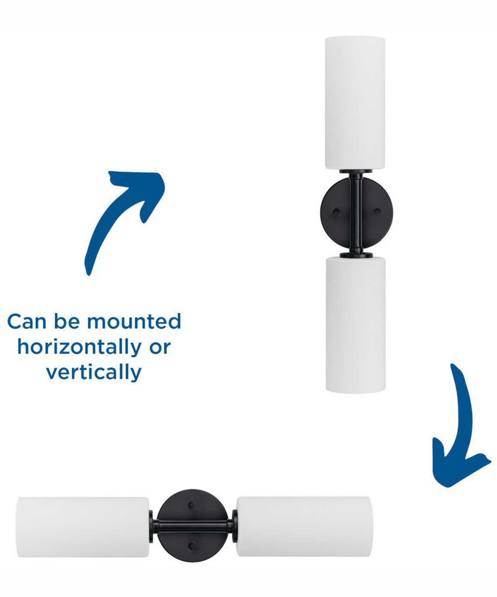 Cofield 2-Light Transitional Wall Bracket Matte Black