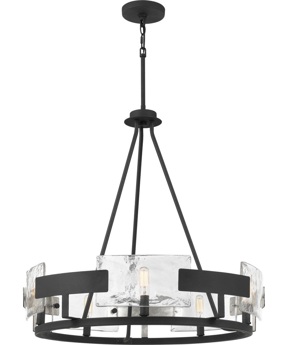 Stratum 5-light Chandelier Royal Ebony